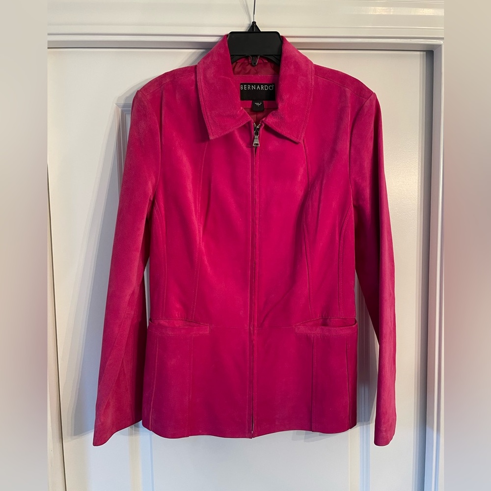 Bernardo women’s suede jacket.